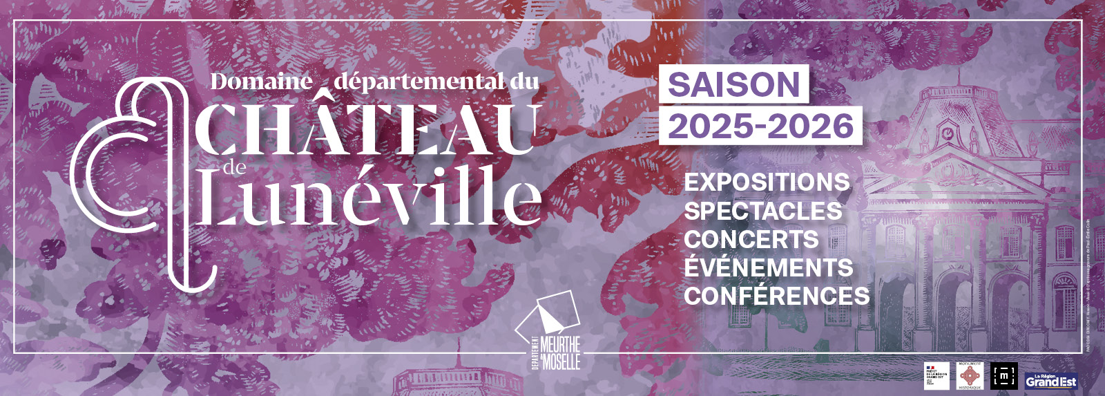 Saison culturelle 2025 château de Lunéville