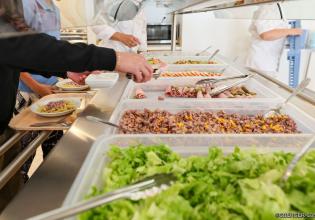 Restauration scolaire - repas au self