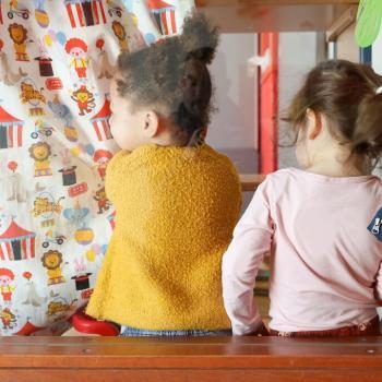 Enfants dans une crèche de Meurthe-et-Moselle