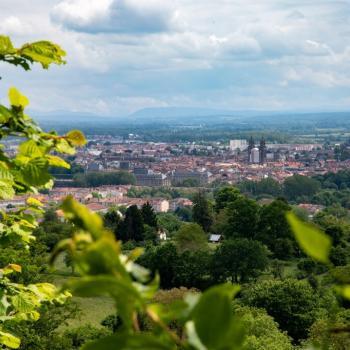Vue de Lunéville depuis le sentier des follies