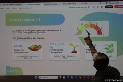 Gaspillage alimentaire et IA au collège - Agrandir l'image 1 sur 2, fenêtre modale