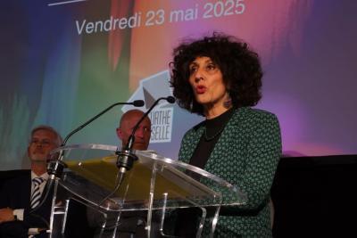 Inauguration cité des Paysages - Chaynesse Khirouni, Présidente du Conseil Départemental - Agrandir l'image 24 sur 26, fenêtre modale