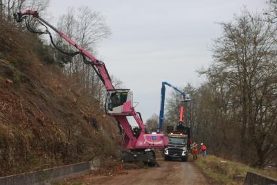 Travaux sur la côte Chapiron - Agrandir l'image 2 sur 5, fenêtre modale