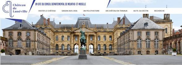 Site du Château de Lunéville - Agrandir l'image, fenêtre modale