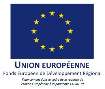 Logo Union Europeenne FEDER COVID