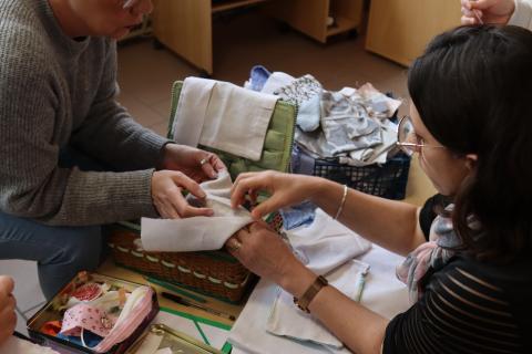 Visite du canton Territoire du Grand Nancy : atelier couture